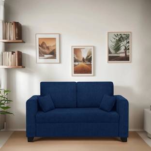 Vansh Furniture Premium Quality velvet Fabric 2 Seater  Sofa