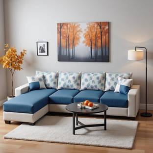 Torque Wayland L Shape Left Facing Fabric 5 Seater  Sofa