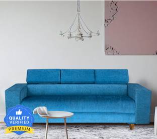 Seventh Heaven Berlin 3 Seater Sofa, Extra Spacious, Chenille Molfino Fabric: 2 Year Warranty Fabric 3 Seater  Sofa