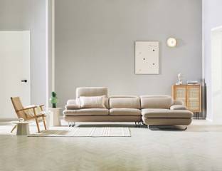 fabrique Leatherette 4 Seater  Sofa