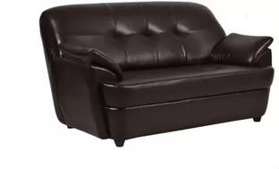 RM HOME Leatherette 2 Seater  Sofa
