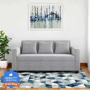 Bharat Lifestyle Lexus Fabric 3 Seater  Sofa