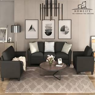 Homeify Swiss 5- to 6-Fabric Sofa 3+2+1 Sofa Set for Living Room Fabric 6 Seater  Sofa