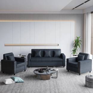 Flipkart Perfect Homes Omega Fabric 3 + 1 + 1 Sofa Set