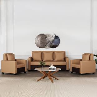 WESTIDO Solitaire Fabric 3 + 1 + 1 Sofa Set