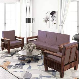 Mooncraft Fabric 3 + 1 + 1 Sofa Set