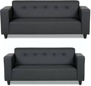 Taash Leatherette 3 + 2 Sofa Set