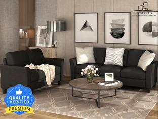 Homeify Swiss for Living Room Fabric 3 + 2 Sofa Set