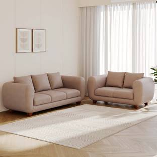 Atharv Homes Imperia Premium Velvet Fabric 3 + 2 Sofa Set