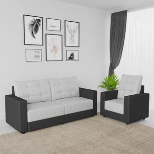 WESTIDO Fabric 3 + 1 + 1 Sofa Set