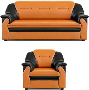 Sekar Lifestyle Polyurethane Series Leatherette 3 + 1 Sofa Set