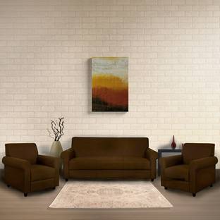 WESTIDO Pratanj Fabric 3 + 1 + 1 Sofa Set