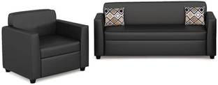 Taash Leatherette 3 + 1 Sofa Set