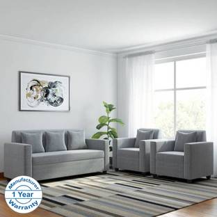 Bharat Lifestyle Lexus Fabric 3 + 1 + 1 Sofa Set