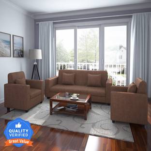 Flipkart Perfect Homes Bonn Fabric 3 + 1 + 1 Sofa Set