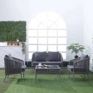 DEVOKO Fabric 2 + 1 + 1 Sofa Set