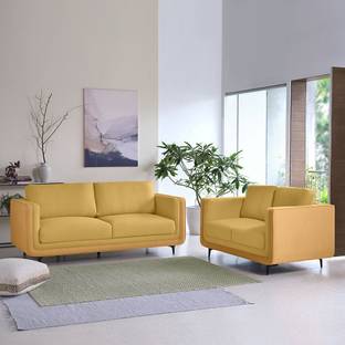 Sleepyhead Mojo Luxury Dual Tone Fabric 3 + 2 Sofa Set