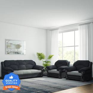 Bharat Lifestyle China Gate Fabric 3 + 1 + 1 Sofa Set