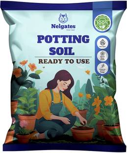 Nelgates Potting soil with fertilizer, perfect for vegetables, flowers, and fruits 10kg Soil