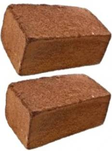 MASHKI PREMIUM 100% NATURAL AND ORGANIC COCOPEAT BRICK - 2nos Manure