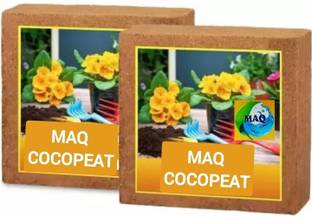 MAQ COCOPEAT 10KG BLOCK ( coirpith or coco fibre) for kitchen and terrace gardening Manure