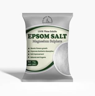 Bkn Royal Brother Epsom salt fertilizer | 1kg | Magnesium Sulphate | 100% Water soluble fertilizer Fertilizer
