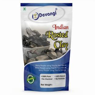 DEVANGI Indian roasted clay ( edible clay ) nakumatt clay for eating 300 gm Manure