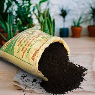 kraftseeds Vermicompost for Plants 5kg, Black Gold, Complete Food for The Soil Manure