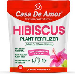 Casa De Amor Organic Hibiscus (Gudhal) Plant Fertilizer For Flowering & Strong Roots (900 gm) Fertilizer