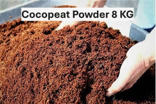 WALK GARDEN 8 KG 100% Organic Loose Ready to use Low EC Cocopeat Potting Mixture