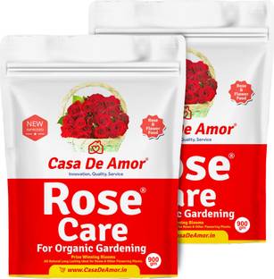 Casa De Amor Rose Care Special Organic Fertilizer for Rose Plants Manure