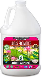 Rimi Garden Lotus Promoter Liquid Organic Manure for overall growth and flowering of Lotus. Manure