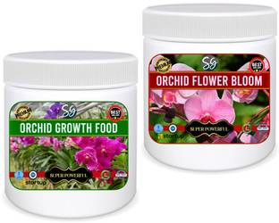 Sansar Green Orchid Care Kit For Orchid Growth and Orchid Flowering 200gm + 200gm Manure