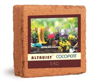 Altruist COCOPEAT Block EXPANDS to 75 litres of Coco PEAT Powder - 5 Kg Manure