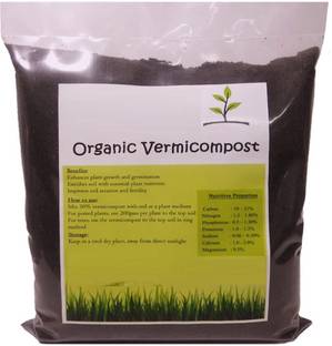 TRADITIONAL TRENDZZ ™ XXXL-185 - Worm Castings Improves Soil Vitality Plant Yields & Roots - 7.5Kgs Manure