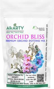 Alkarty ORCHID POTTING MIX | COCO CHIP, PUMICE, MOSS GRASS, LECCA BALLS & CHARCOAL Potting Mixture