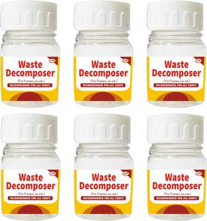 agri Waste Decomposer Set of 6 Bio Organic Decomposer Bottles Manure Manure