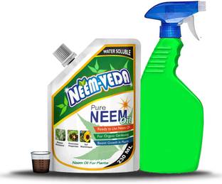 Home-Secure Neem Oil for Plants-Garden & Organic Plant Care Water Soluble Neem Oil for Spray Manure, Potting Mixture