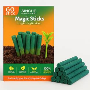 Sinche 60 Magic Stick Plant Food Fertilizer – Green Nutrient Sticks for All Plants Fertilizer