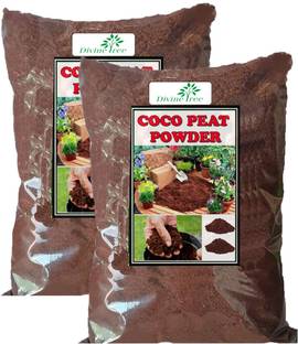 Divine Tree 100% Organic Cocopeat Powder Best Potting Soil Mixture for Home Garden Plants Potting Mixture