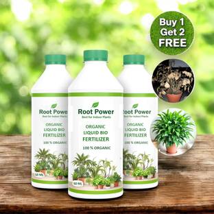 RootPower Healthy Green Plant Growth 3pcs Nutrient Rich Blend for Growth Fertilizer