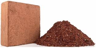 Aamivi Coco peat Export Quality Coco peat Block for Gardening 1 Kg Expand 13 Liters of Power Potting Mixture