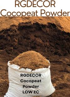 RGDECOR Cocopeat Powder 3 Kg - 100% Natural and Organic Coco peat / Coirpith Powder Organic Soil Manure for Gardening / Home Gardening / Kitchen Garden Husk