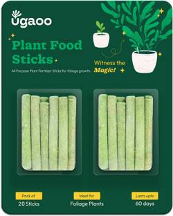 UGAOO Plant Food Fertilizer Green Sticks for All Plants-Pack of 20 Fertilizer