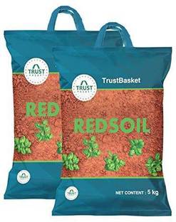 TrustBasket Garden Red soil ( 10 kg) Soil, Manure