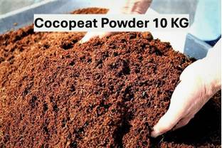 WALK GARDEN 10 KG 100% Organic Loose Ready to use Low EC Cocopeat Potting Mixture