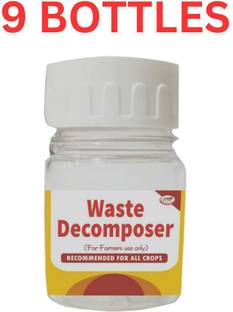 agri Waste Decomposer (Pack of 9) Organic Ncof Decomposer for kitchen & compost maker Manure