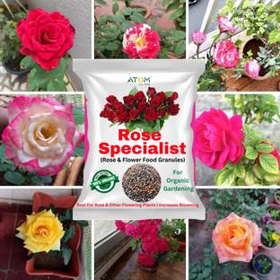 ATOM Agrotech Rose Specialist Organic Fertilizer | Increase Blooming of Flowers Fertilizer, Manure, Potting Mixture