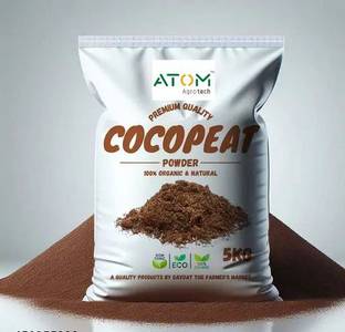 ATOM Agrotech Ready to use Cocopeat Powder For Gardening, Plants, Vegetables Potting Mixture