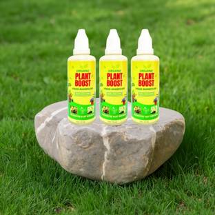 GREEN BLISS Plant Growth Supplement for Vegetables, Fruit Trees, Herbs, Flowers, 3 Bottles Fertilizer